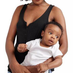 The Softest Rib Nursing Tank, Size SX